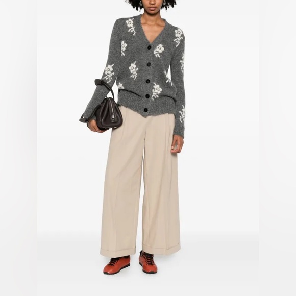 Jil Sander intarsia-knit cardigan $1852 New without tag - Picture 2 of 8